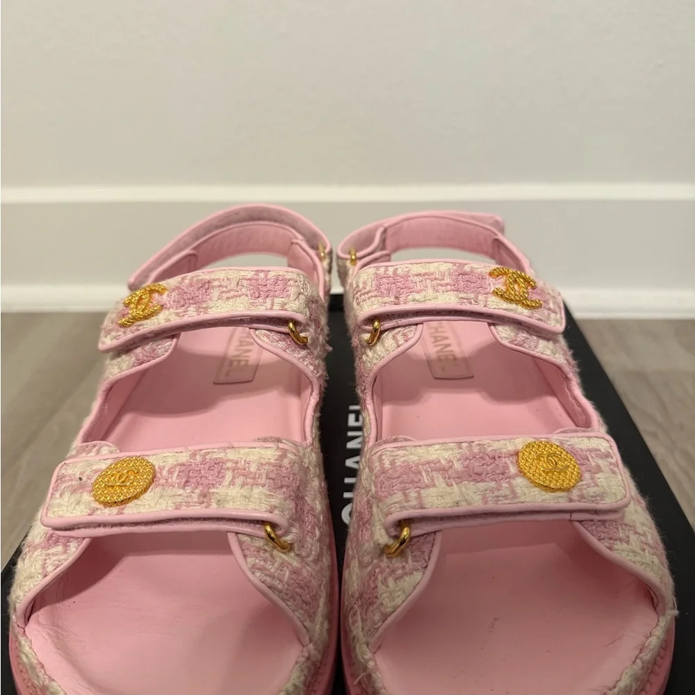 Stylish Pink Kids Sandals - Picture 2 of 4